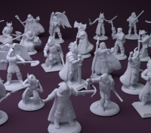 3d printed tabletop miniatures for d d pathfinder